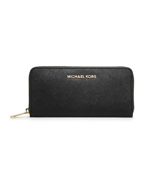 michael kors saffiano continental large black wallet|small saffiano and leather wallet.